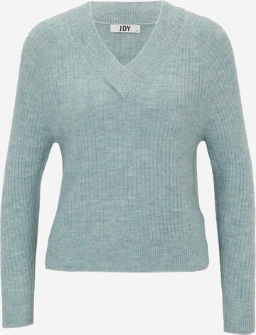 JDY Petite Sweater 'SUNDAY' in Blue: front