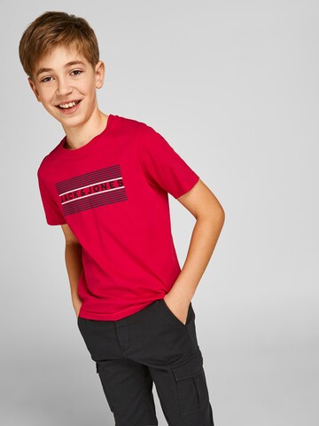 Maglietta di Jack & Jones Junior in rosso