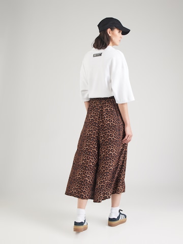 Herrlicher Wide leg Trousers 'Nelanie' in Brown