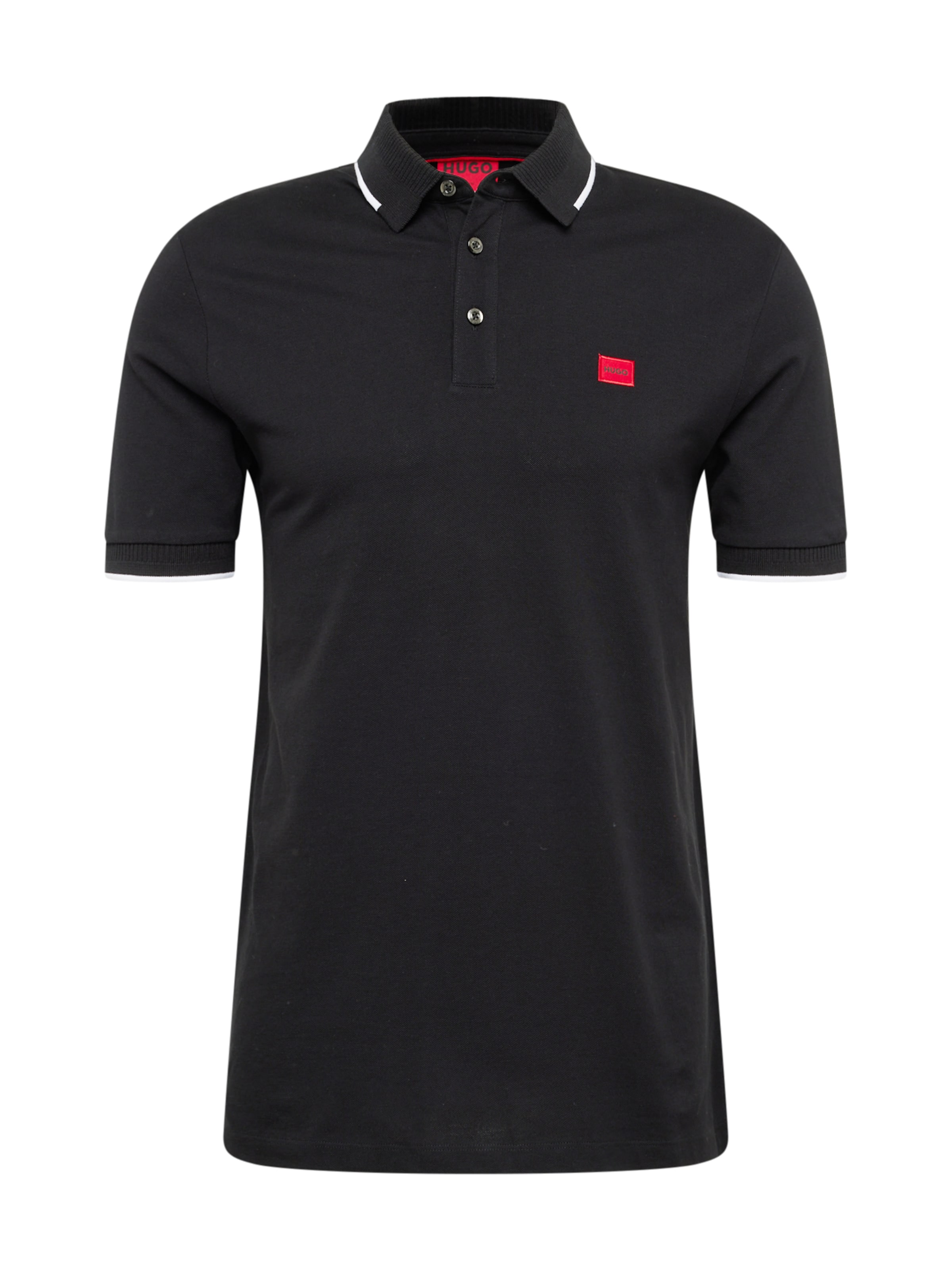 HUGO Tričko 'Deresino' – černá: přední strana