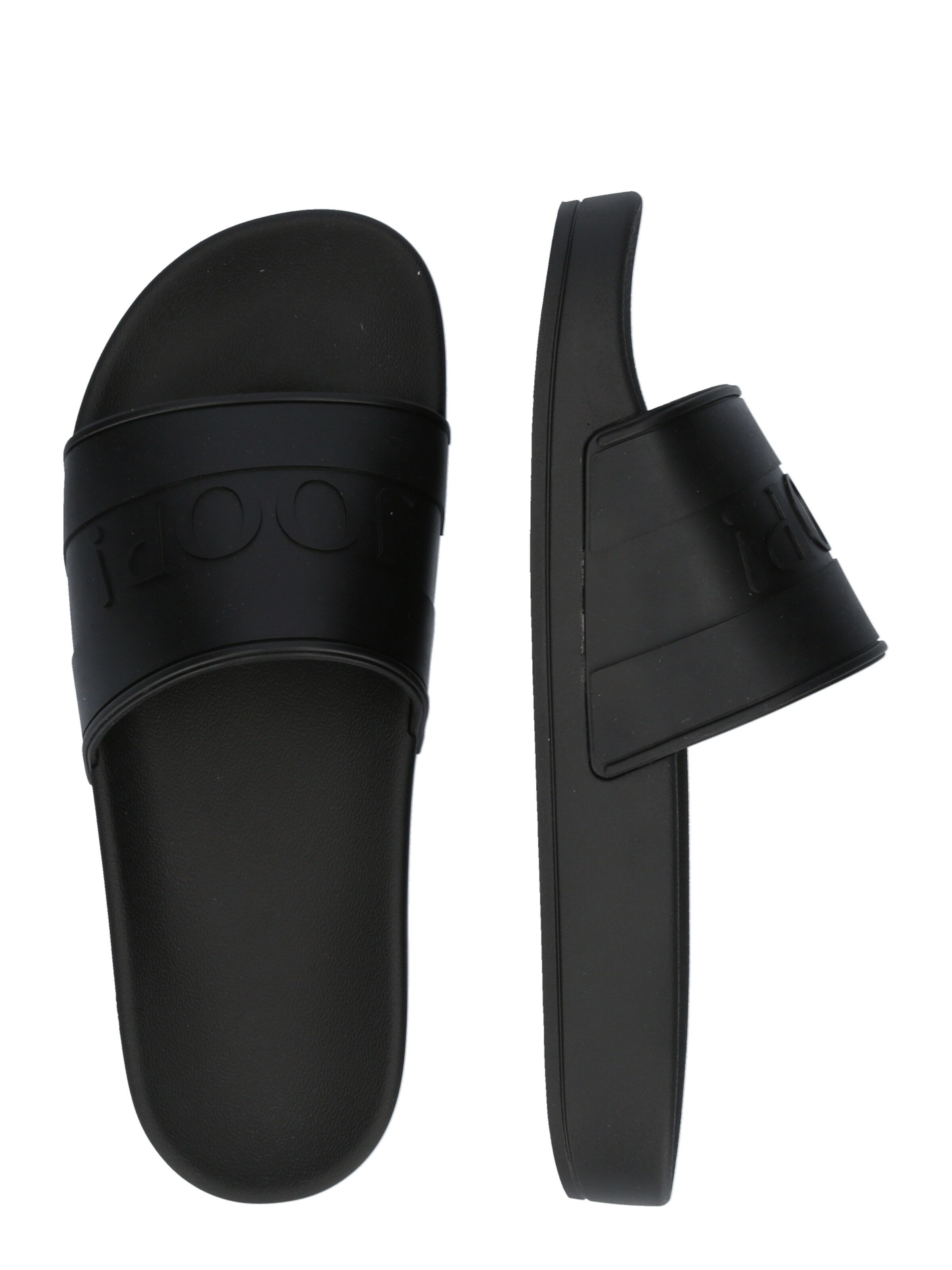 JOOP! Muiltjes 'Lettera Marinos' in Zwart