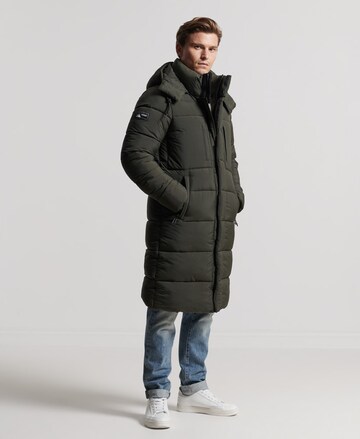 Superdry Winter Coat 'Touchline' in Green