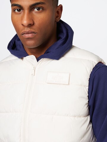 ALPHA INDUSTRIES Bodywarmer in Wit