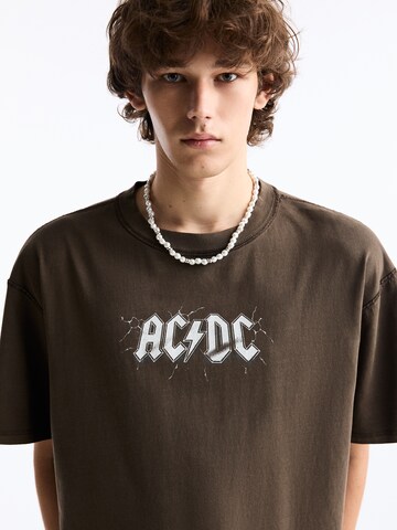 Pull&Bear T-Shirt in Braun