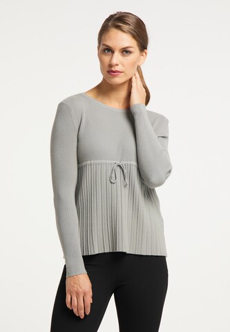 Pull-over usha BLACK LABEL en gris : devant