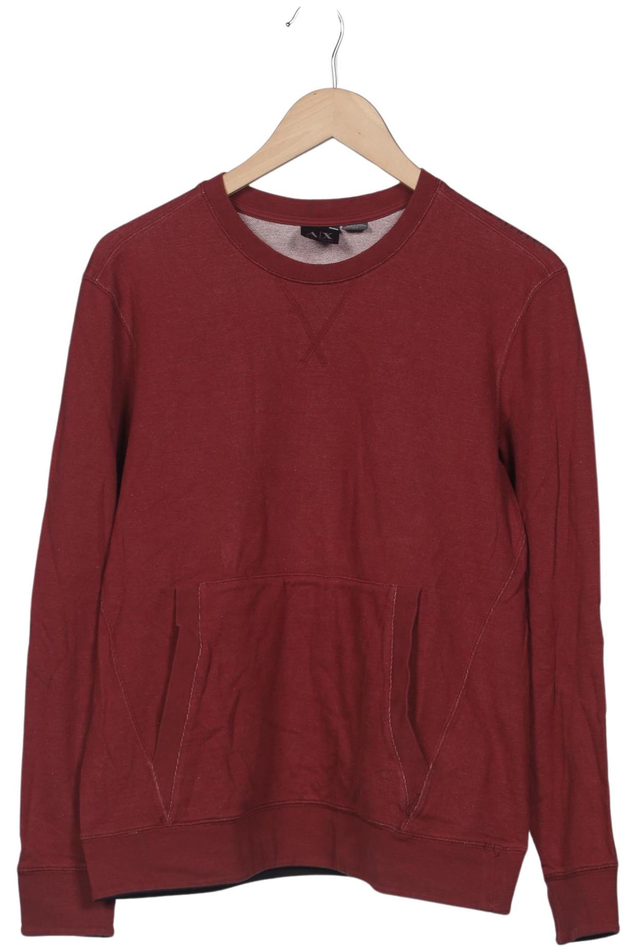 ARMANI EXCHANGE Sweatshirt & Zip-Up Hoodie in M in Red: front