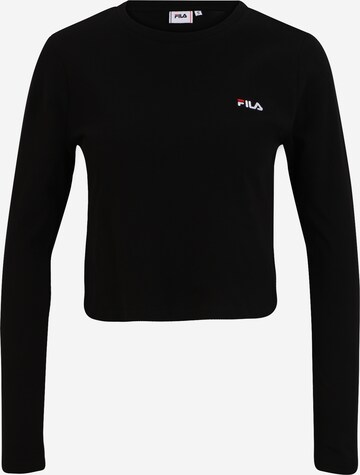 FILA Shirt 'Ece' in Zwart: voorkant