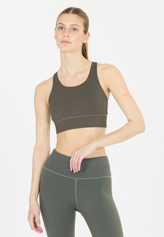 Athlecia Sport-BH 'Lavigne' in Grau: Vorderseite