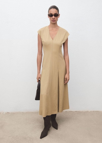 MANGO Kleid 'Sprung' in Braun: Vorderseite