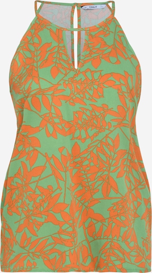 Only Tall Top 'ALMA' in de kleur Kiwi / Oranje, Productweergave