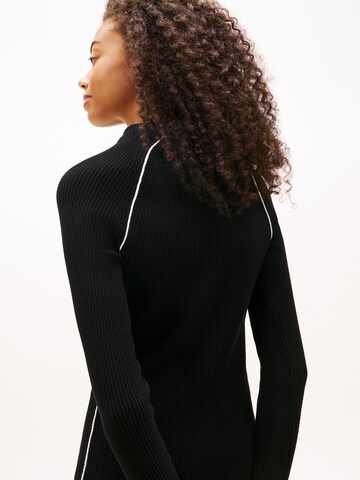 Tommy Jeans - Vestido de malha em preto