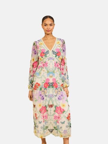 love & roses Kleid in Beige: Vorderseite