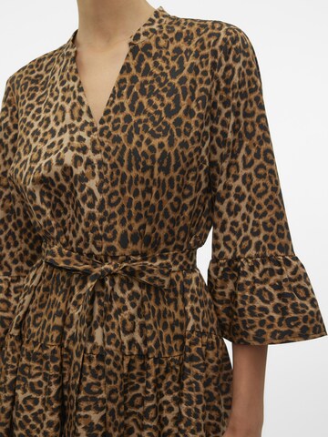 VERO MODA Blousejurk in Bruin