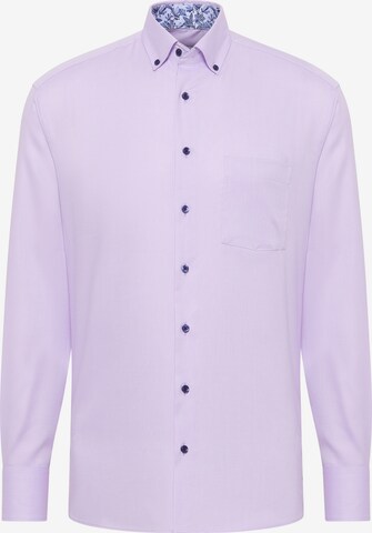 ETERNA Button Up Shirt in Purple: front