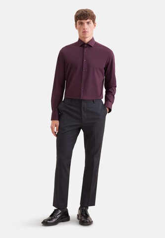 Coupe slim Chemise SEIDENSTICKER en rouge