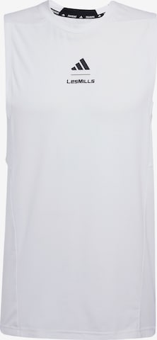 Maglia funzionale 'Les Mills' di ADIDAS PERFORMANCE in bianco: frontale