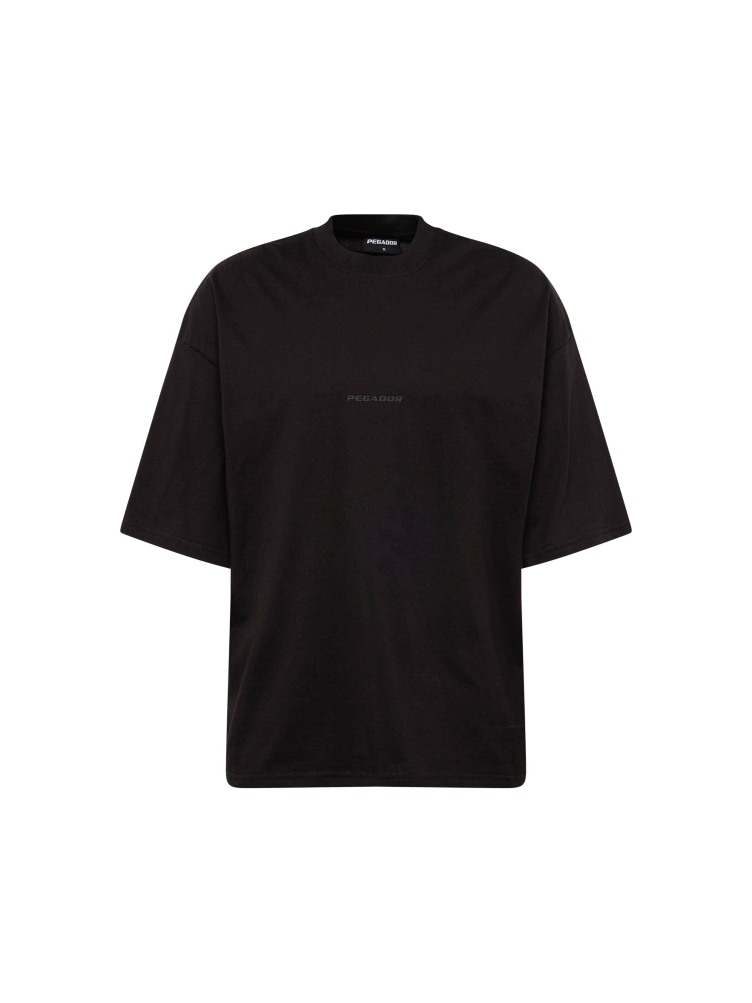 T-Shirt Pegador en noir : devant