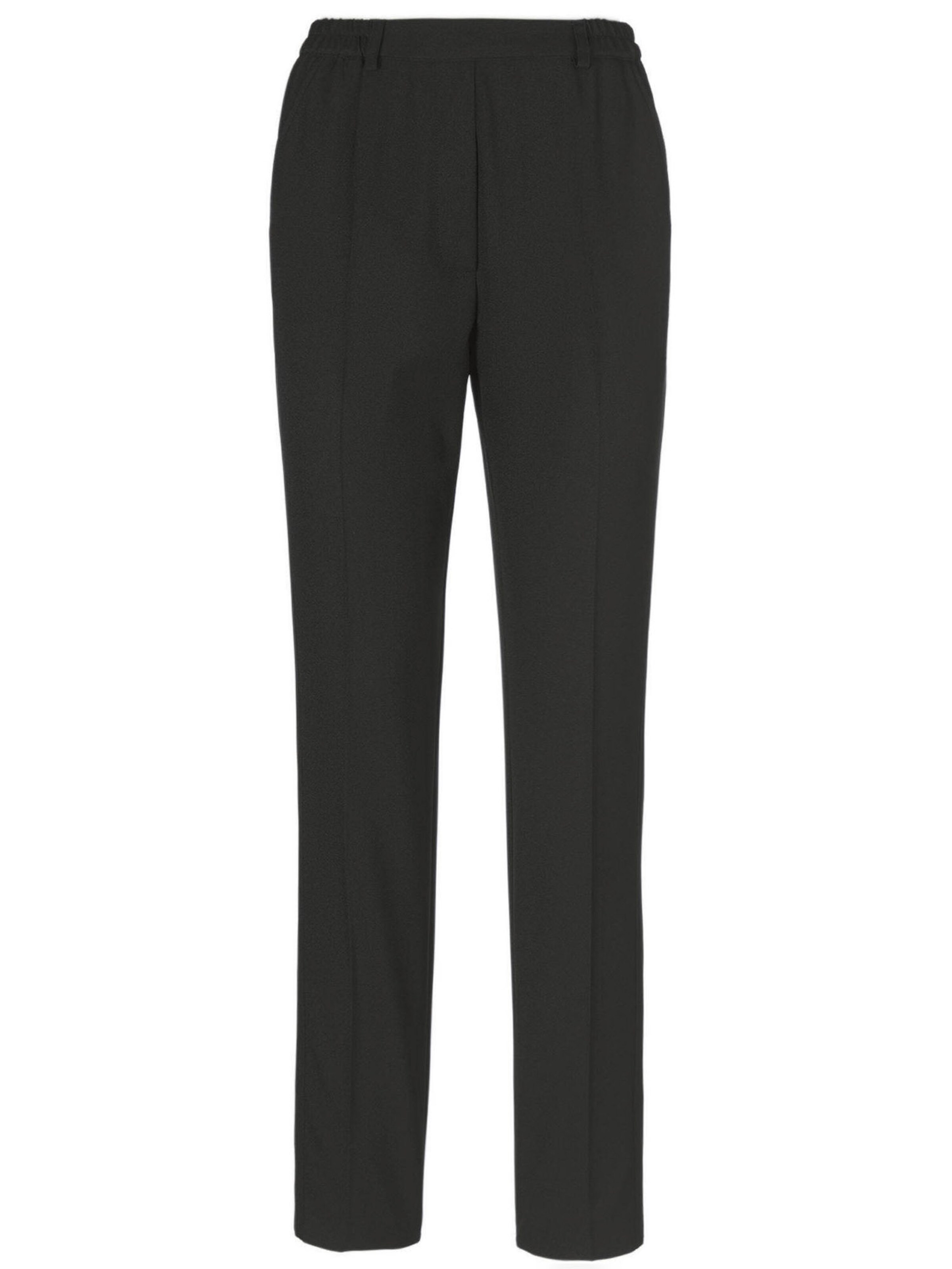 Goldner Pleated Pants in Black: front