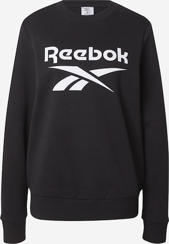 Reebok Athletic Sweatshirt in Black: front