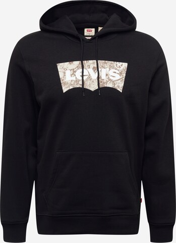 LEVI'S ® Sweatshirt 'LSE T3 Graphic Hoodie' i sort: forside