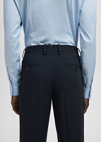 MANGO MAN Slim fit Pants in Blue