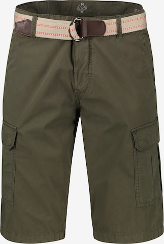 LERROS Regular Cargo trousers in Green: front
