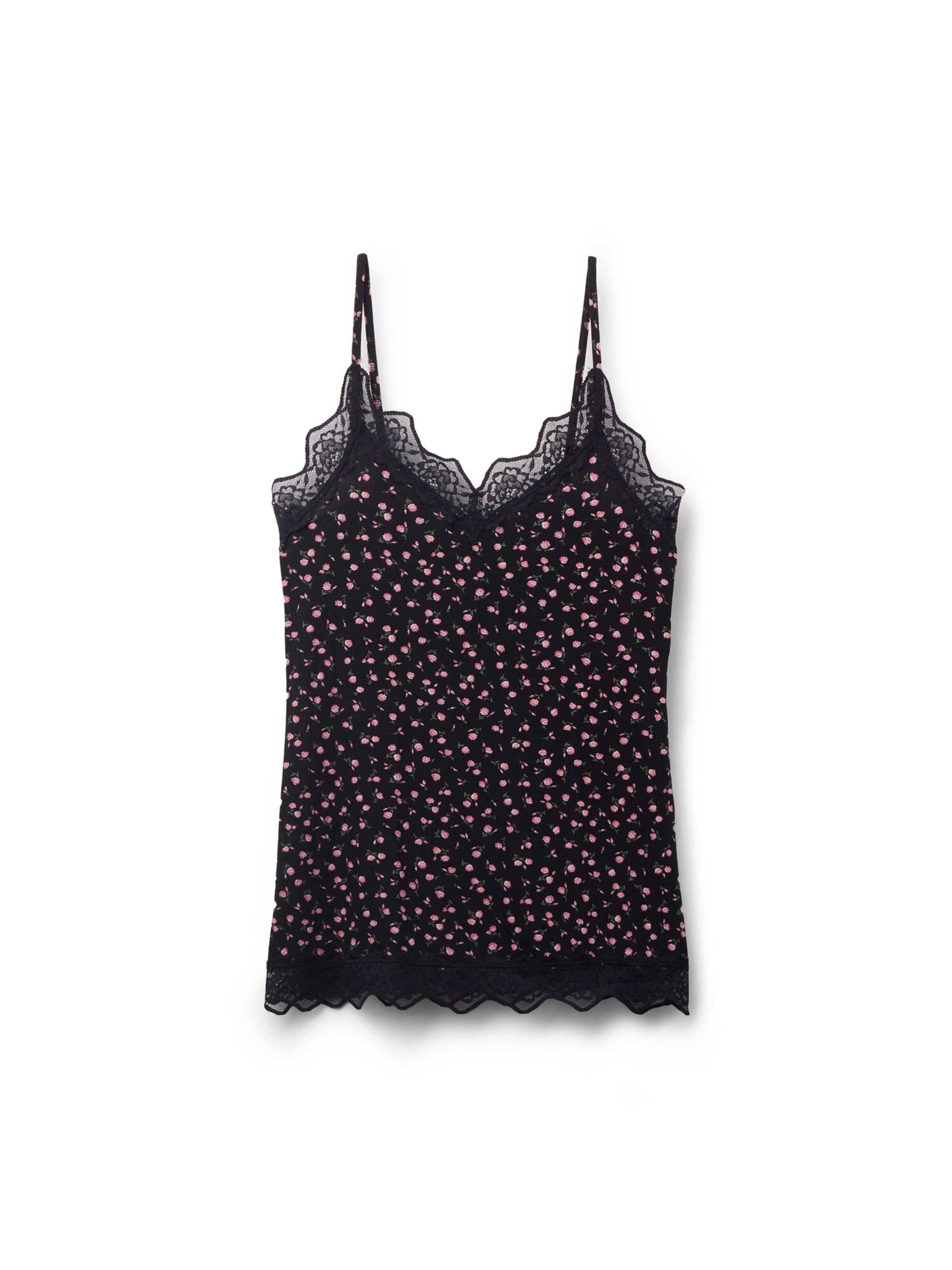 Tezenis Top in Black: front