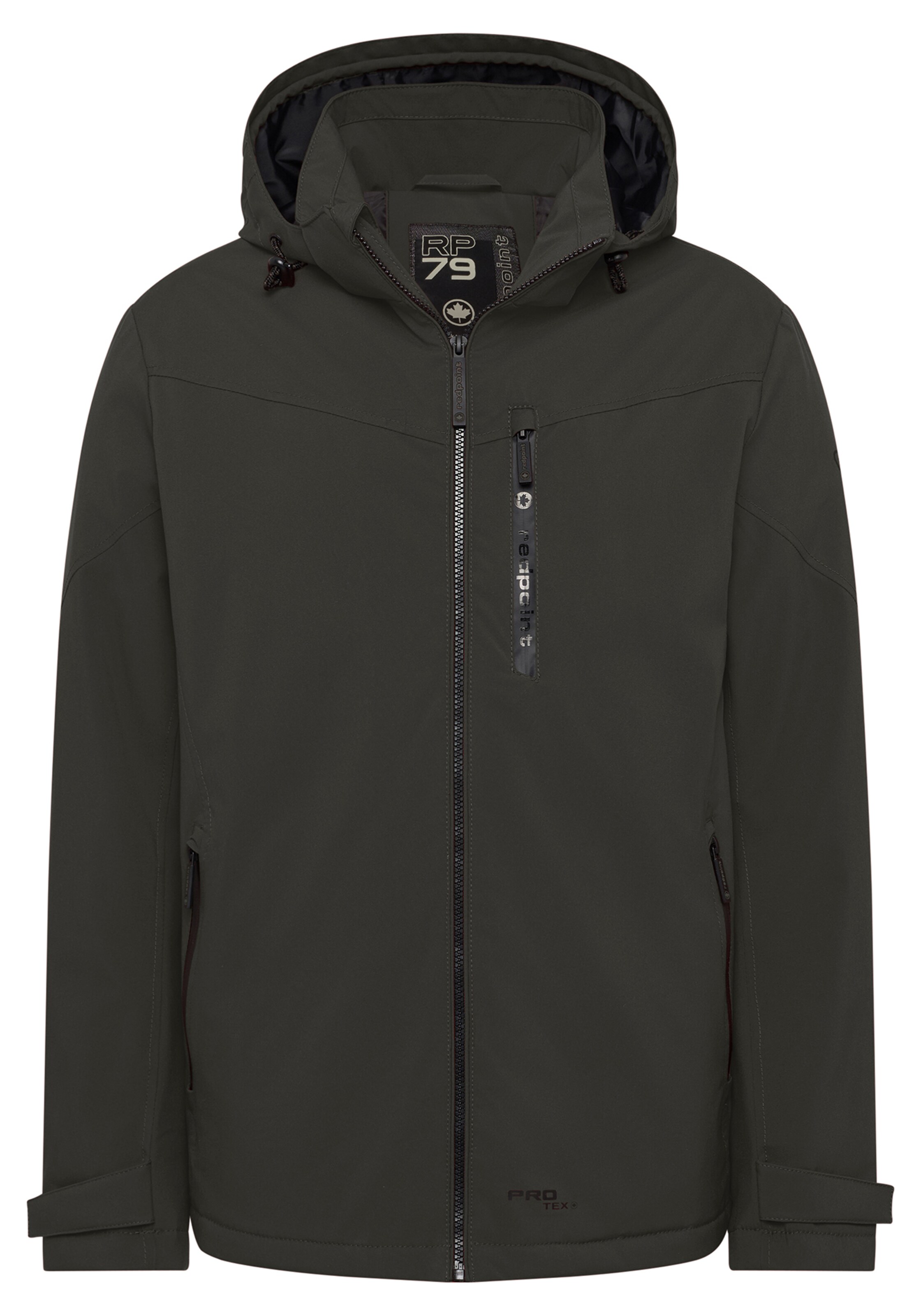 REDPOINT Funktionsjacke 'LEN 3.0' in Grau: Vorderseite