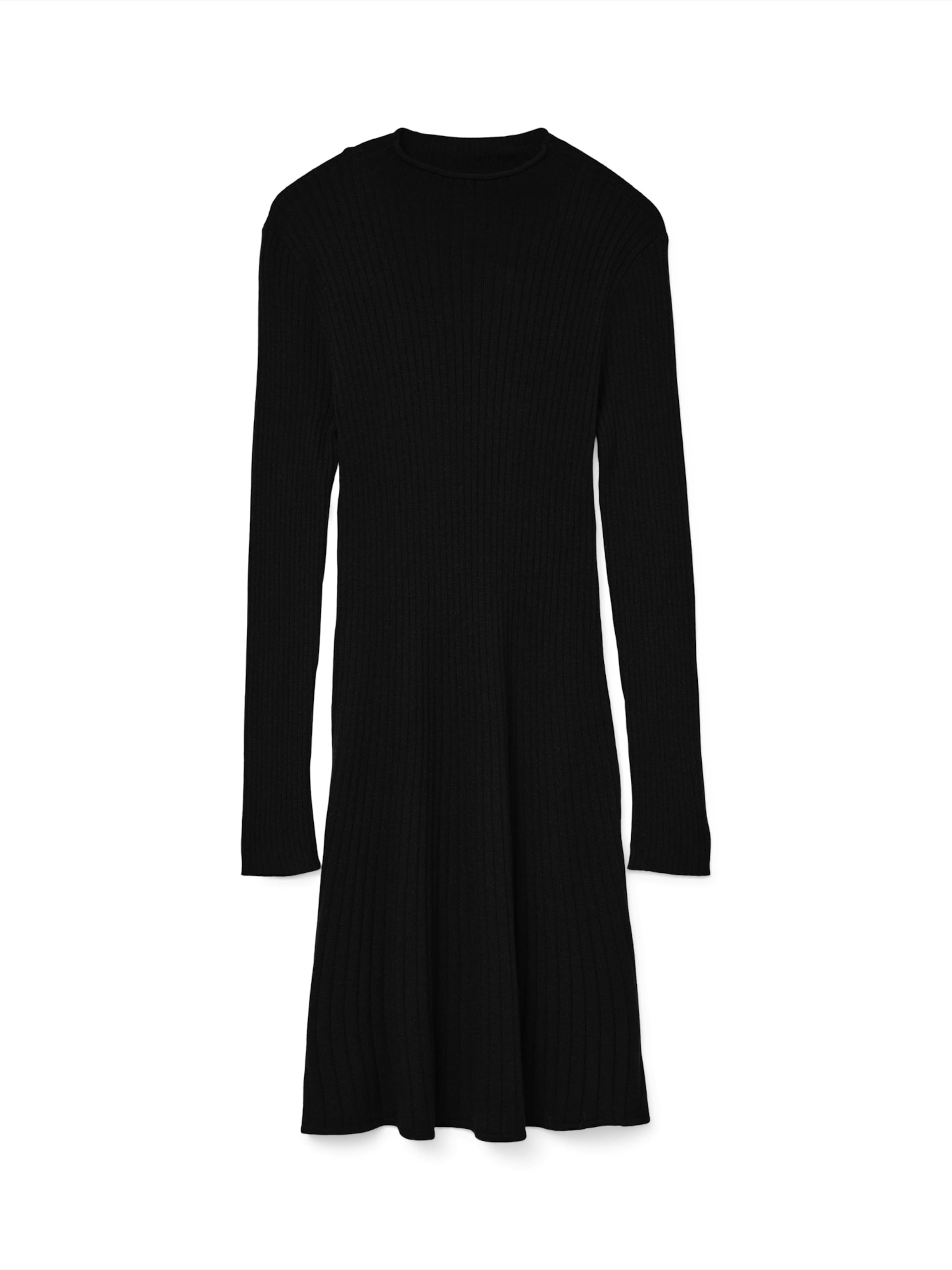 VERO MODA Knitted dress 'VMNancy' in Black: front