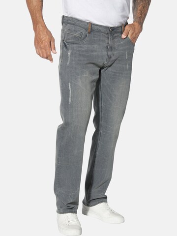 Jan Vanderstorm Regular Jeans 'Jurien' in Grau: Vorderseite