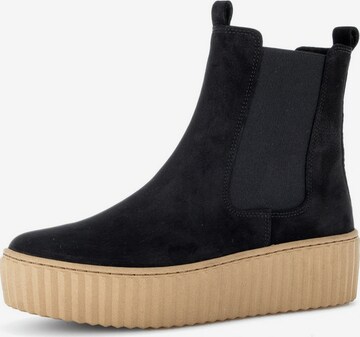 GABOR Chelsea boots in Zwart: voorkant