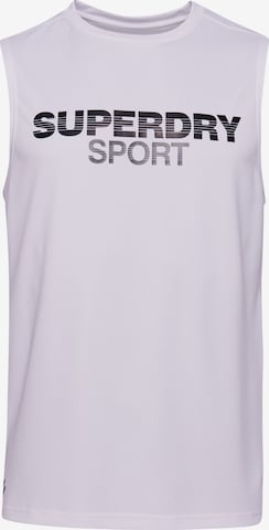 balta Superdry Sportiniai marškinėliai: priekis