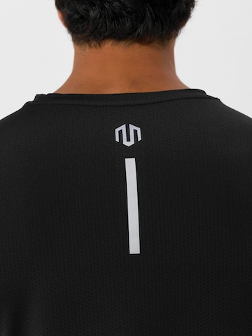 MOROTAI Funktionsshirt 'ENGINEERING' in Schwarz