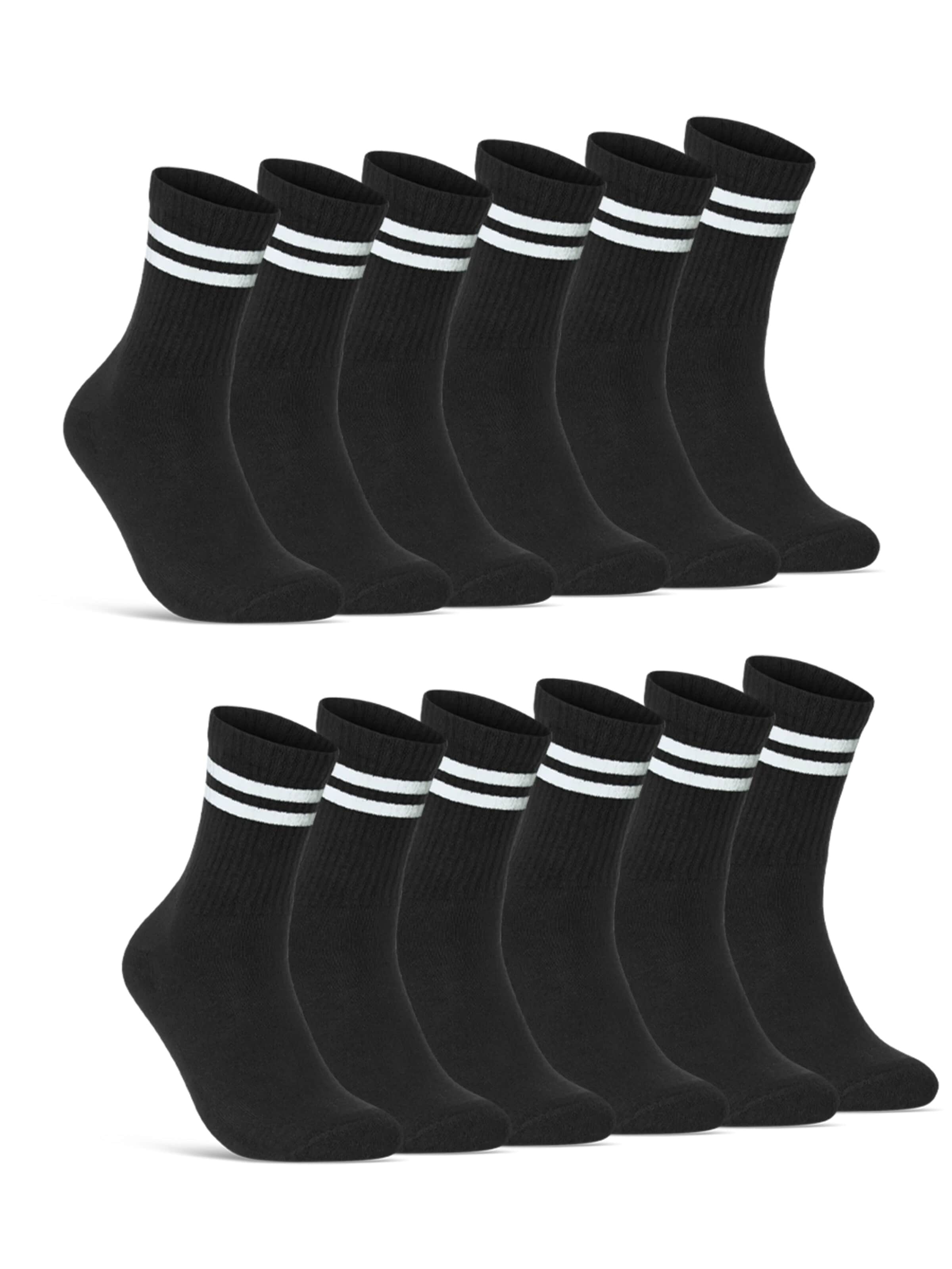 sockenkauf24 Athletic Socks in Black