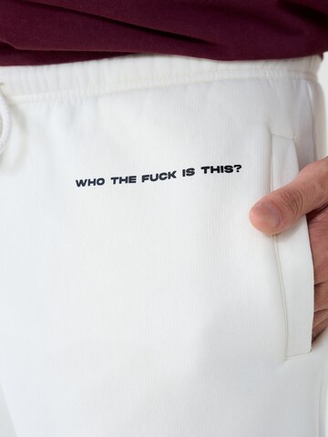 ABOUT YOU x Dardan - Loosefit Pantalón 'Sammy' en blanco