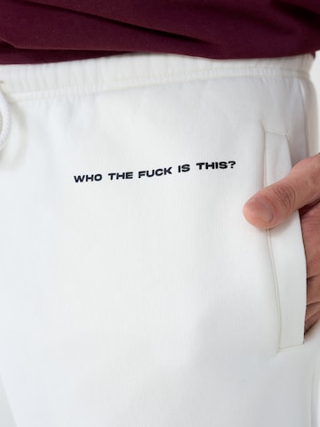 ABOUT YOU x Dardan - Loosefit Pantalón 'Sammy' en blanco