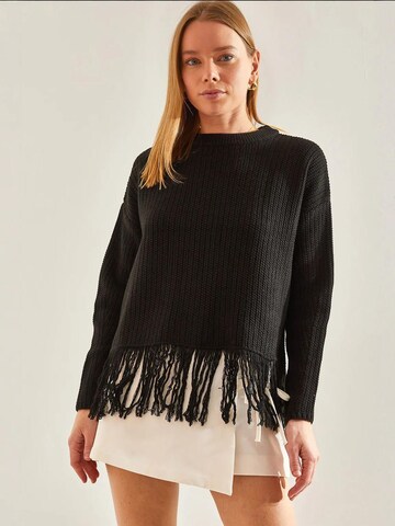 Bianco Lucci Trui in Zwart: voorkant