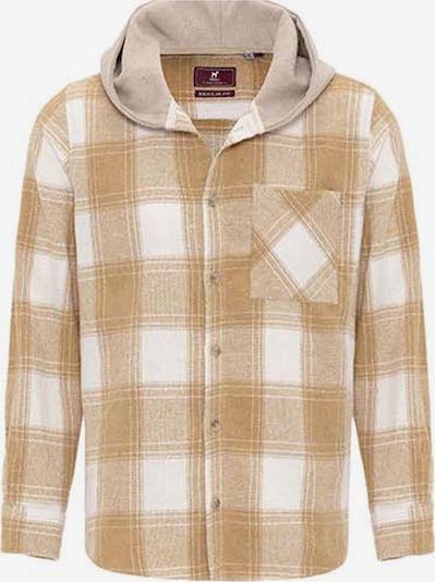 Williot Košulja u cappuccino / svijetlosmeđa / bijela, Pregled proizvoda