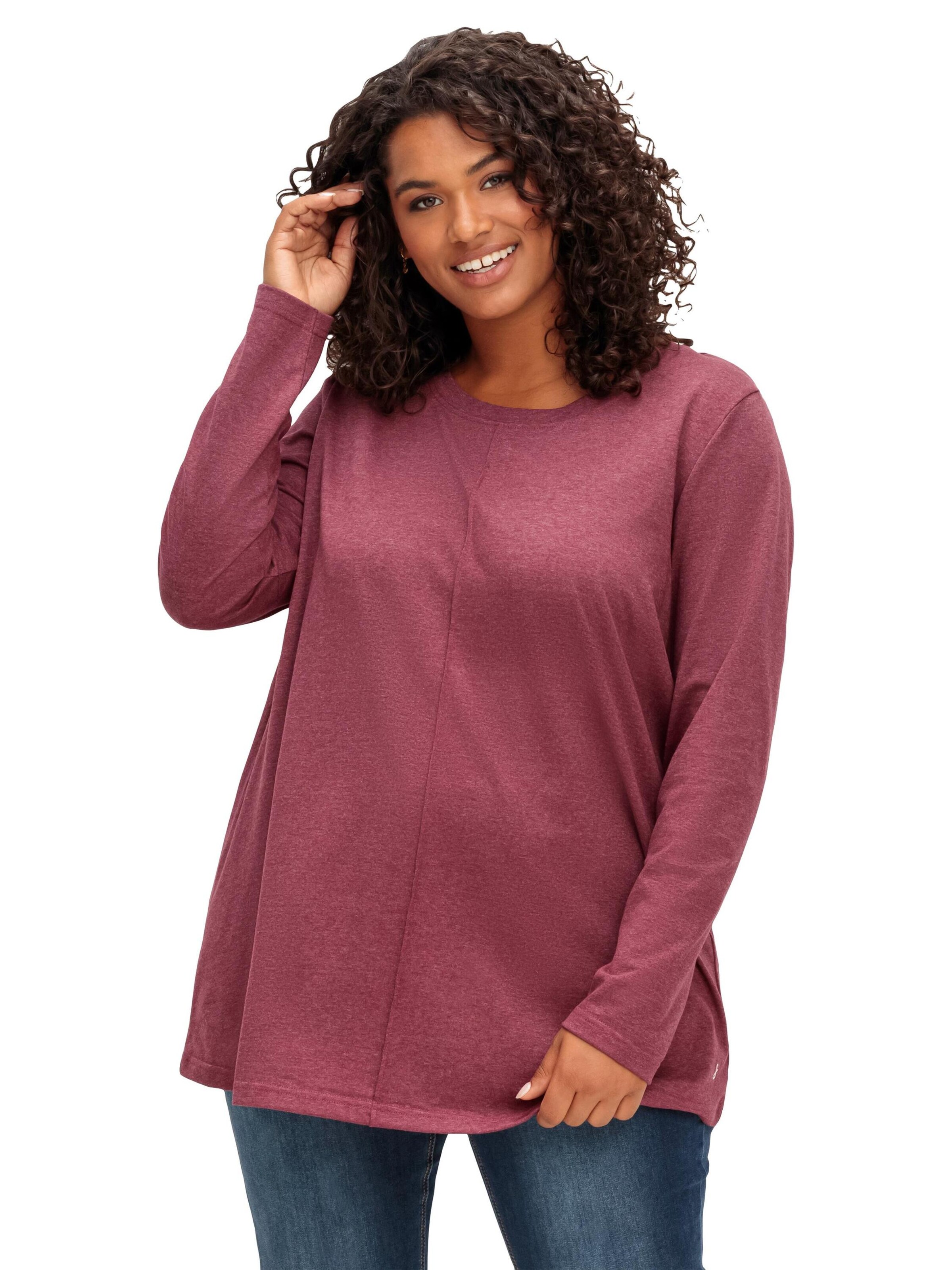 SHEEGO Μπλουζάκι σε λιλά: μπροστά