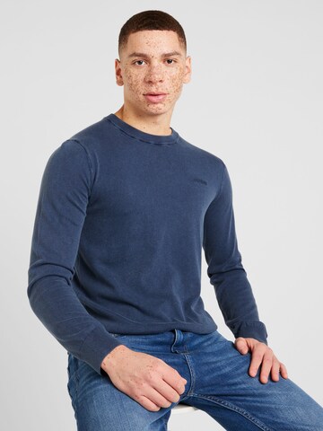 GUESS Pullover 'CHESLEY' in Blau: Vorderseite