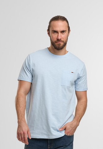 INDICODE JEANS - Camiseta 'Andorra' en azul: frente