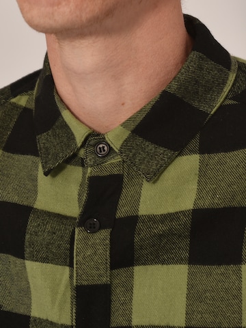 Regular fit Camicia 'Marshall' di Forplay in verde