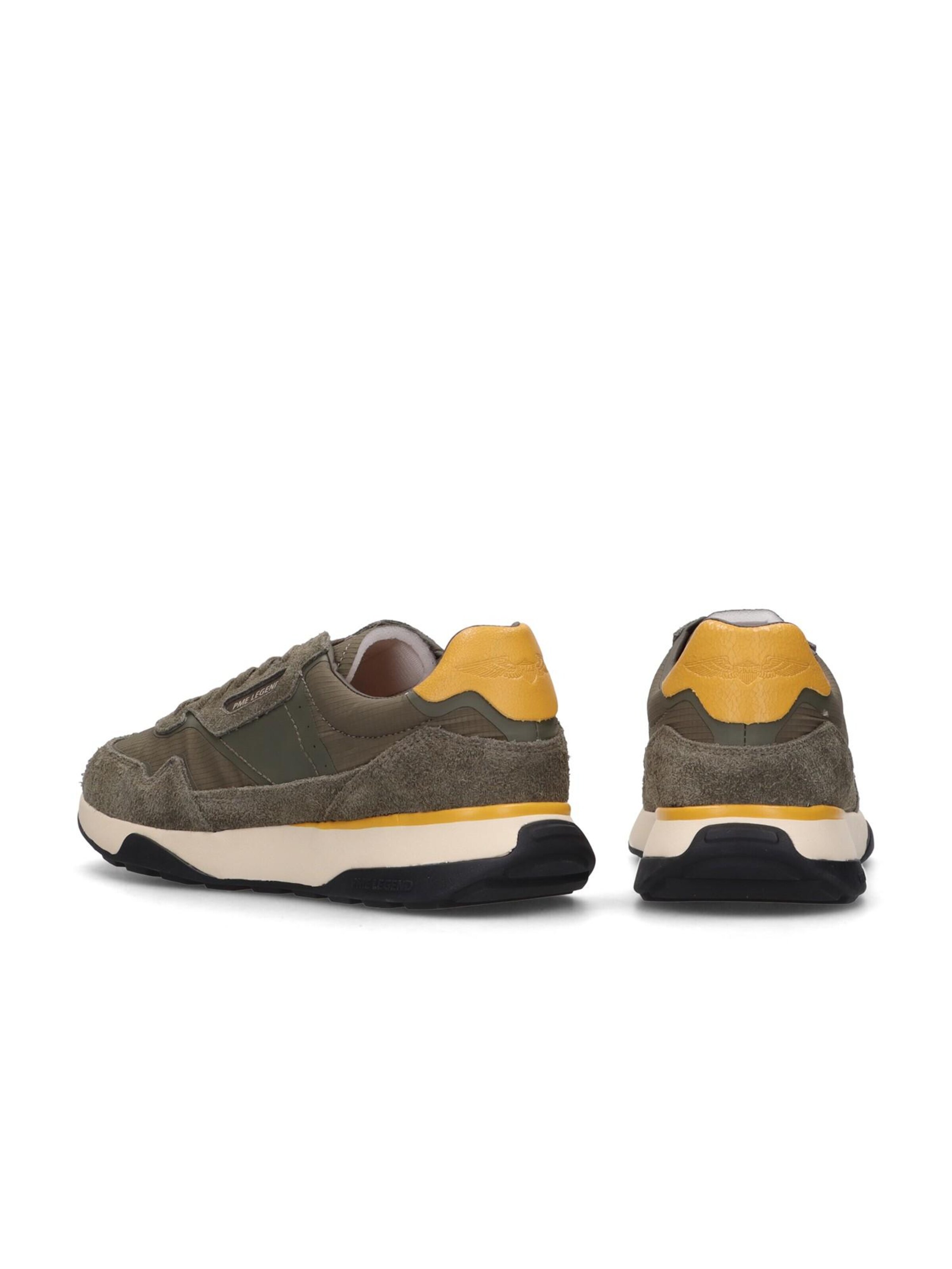 PME Legend Låg sneaker 'Latch sneaker in suede and nylon' i grön