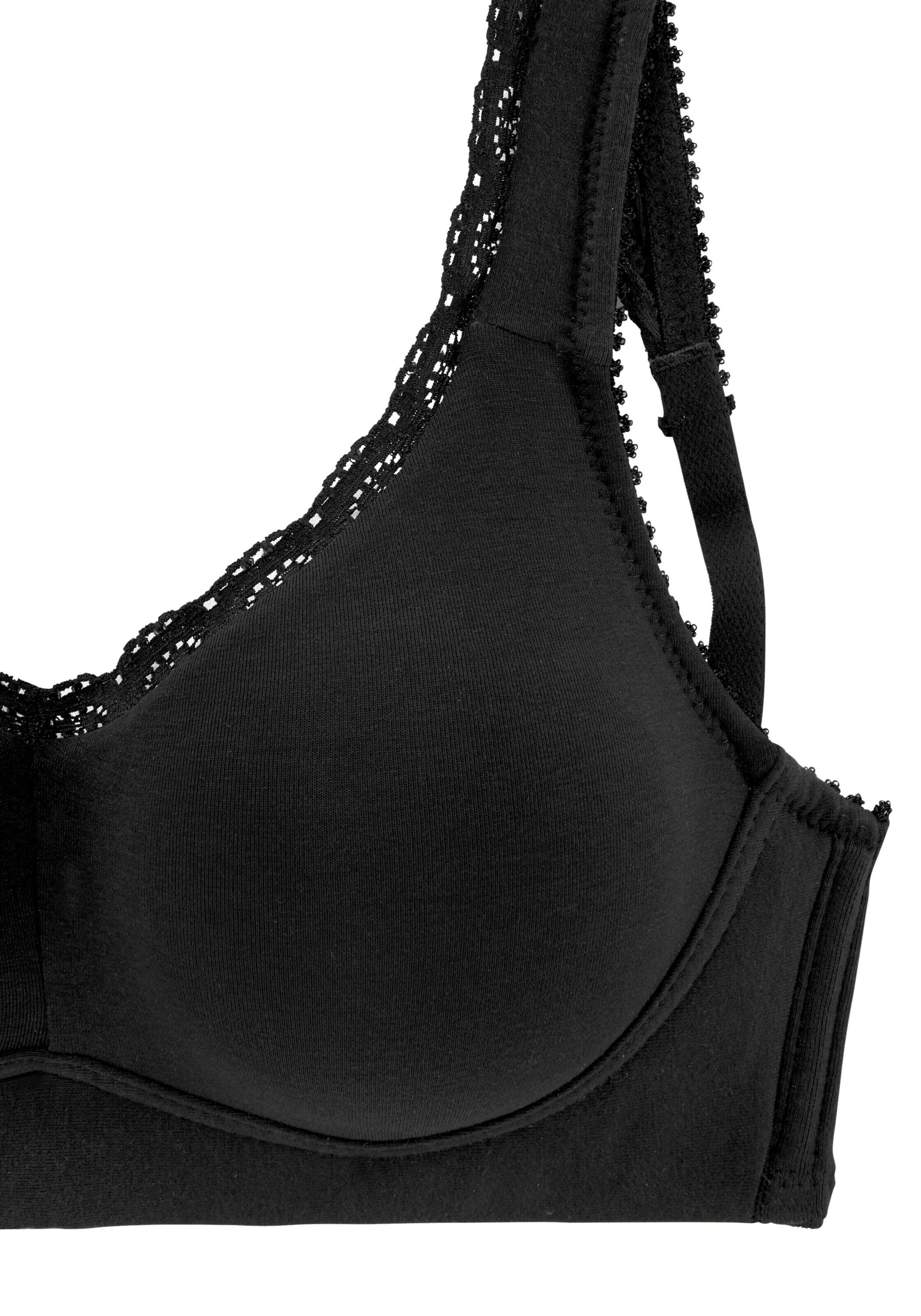 PETITE FLEUR T-shirt Bra in Black