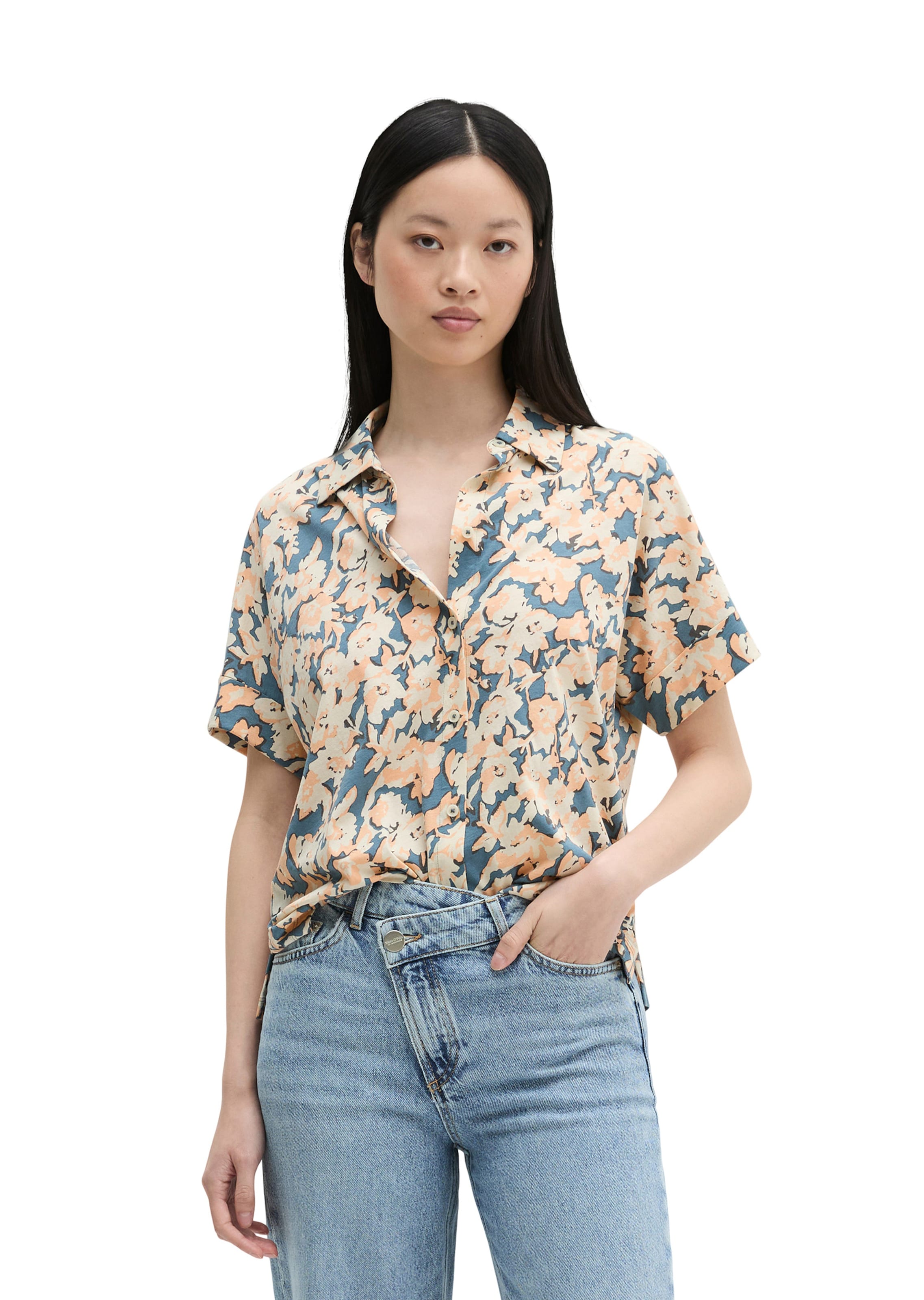 Marc O'Polo Blouse in Blue: front