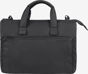 Borsa a mano 'Borsa a Mano Donna PET Riciclato - Chiusura Zip e Tasche' di TUCANO in nero: frontale