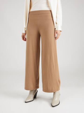 Weekend Max Mara Loosefit Broek 'ATALIA' in Bruin: voorkant