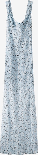 Bershka Kleid in hellblau / schwarz / weiß, Produktansicht