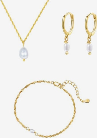 Hey Happiness Sieraden set 'Luna' in Goud: voorkant
