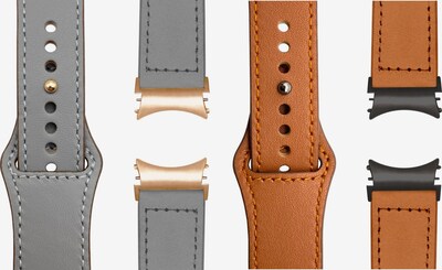 WRISTR Smartwatch-Armband 'Pin' in One Size in braun / grau, Produktansicht